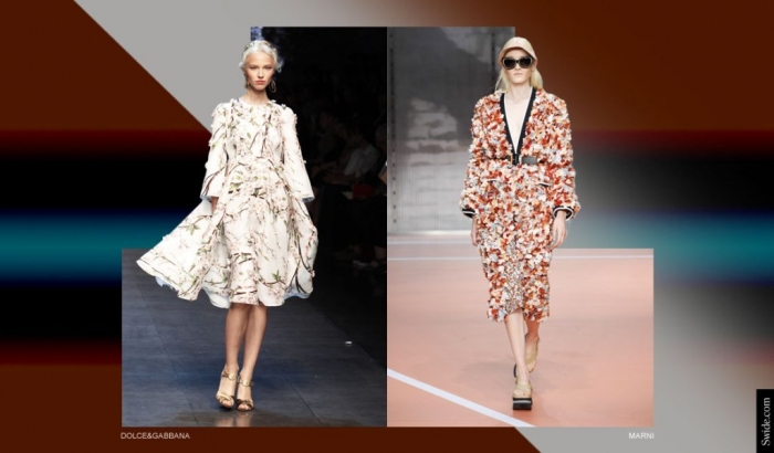 Top 12 Hottest Women's Color Trends Coming 25 spring-summer-2014-fashion-trends-for-women-flowers-print-dresses-3-d-effects