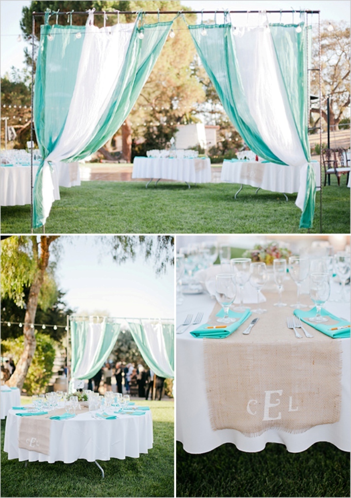 Top 10 Modern Color Trends for Weddings Planned 18 teal_wedding_ideas