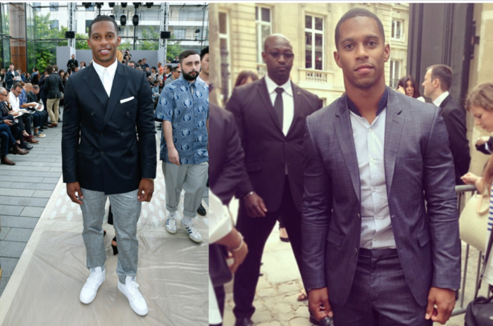 35+ Latest European Fashion Trends for Spring & Summer 11 victor-cruz-fashion-suit-paris-fashion-week-menswear-louis-vuitton-spring-2014-valentino-show-spring-2014