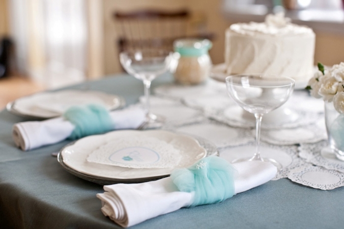 Top 10 Modern Color Trends for Weddings Planned 19 white-aqua-jade-wedding-ideas