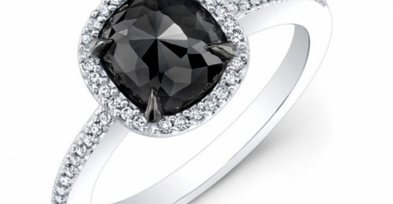 28464bkrc w three qrtr Top 25 Rare Black Diamonds for Him & Her - jewelry pieces with black diamonds 1