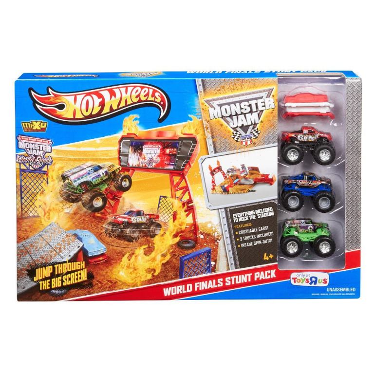 Hot Wheels Cars Commercial 8 Exclusive Hot Wheels Monster Jam Stunt Stadium Build Up