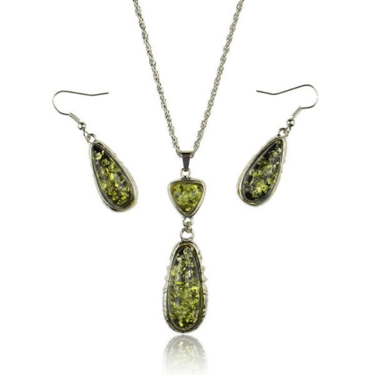 All What You Need to Know about Green Amber Jewelry 6 Hefei_Qinxin_jewelry_Wholesale_font_b_Indian