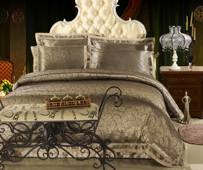 Luxury-tencel-cotton-satin-jacquard-bedding-set-silk-100-cotton-king-queen-bedspread-flat-sheet-4pcs