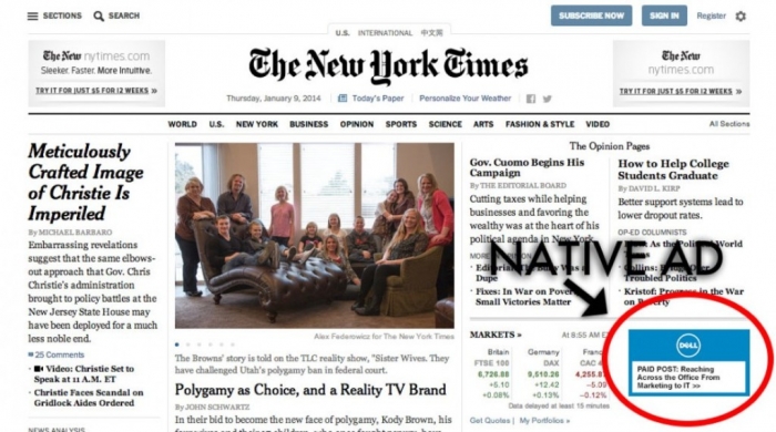 Native-advertising-on-New-York-Times-953x531 Top 10 Trends in the Newspaper Industry