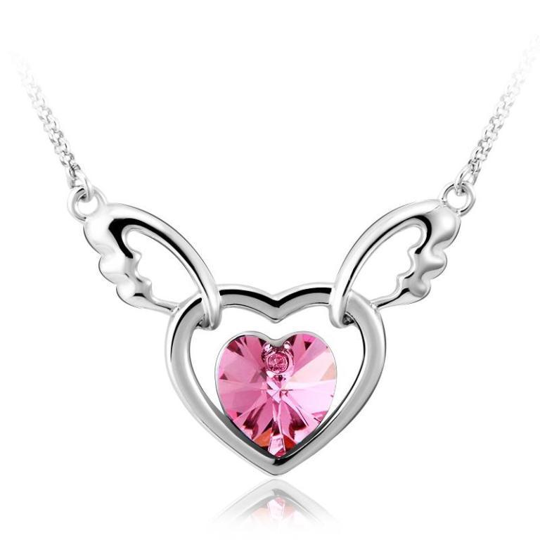 li_38905RUY_indiebazaar_jewellerysets_SwarovskiElementsWingedHeartNecklace_saashijewels Why Do Women Love Heart Jewelry?
