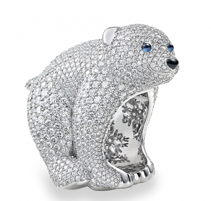 1082-stellar-jewelry-collection-polar-bear-ring-the-wrist-watcher 69 Dress Jewelry Pieces in the Shape of Your Favorite Animal