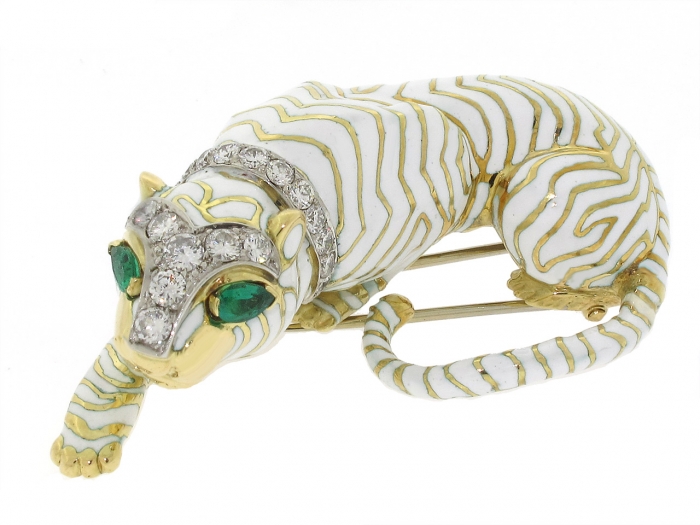 1383954369-504913-David_Webb_Tiger_Brooch_in_18K-0-1280x960 69 Dress Jewelry Pieces in the Shape of Your Favorite Animal