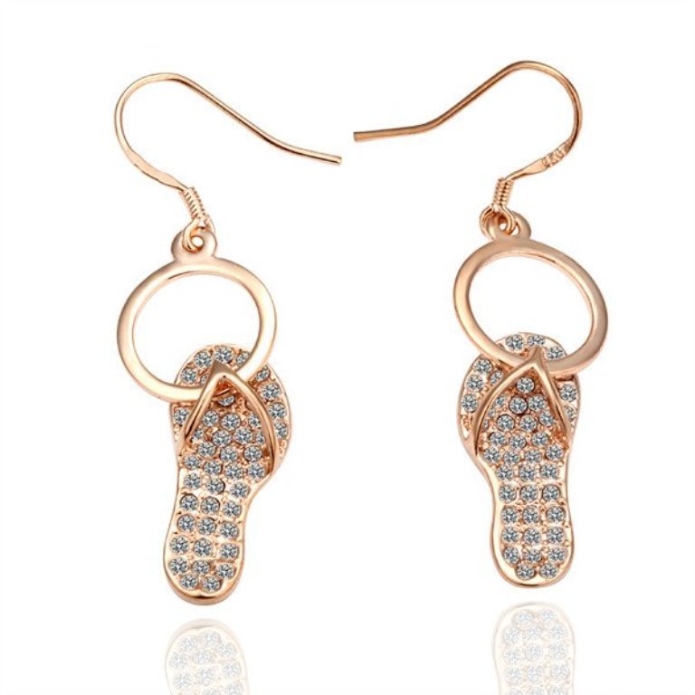 18KGP-E005-font-b-Shoes-b-font-Earring-Freeshipping-18K-gold-plated-earrings-Fashion-jewelry-nickel