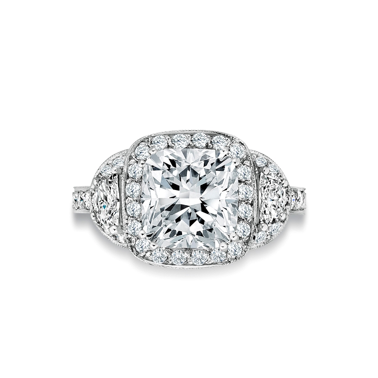 Cluster Engagement Rings for Those who Are on a Budget 3 Art-Deco-Cushion-Shape-Cluster-Ring-image-1-fb0d6803-08ed-47e1-92a7-25af295d17a8