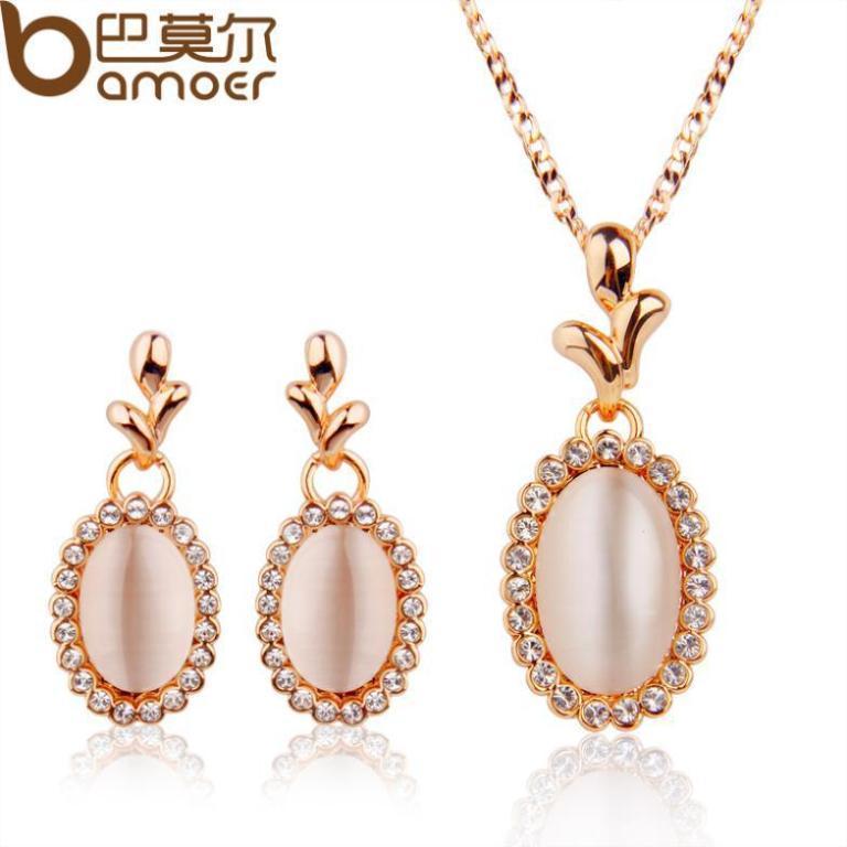 Bamoer-new-Wedding-Opal-font-b-Jewelry-b-font-Sets-Rose-Gold-Plated-Austrian-Crystal-Necklace