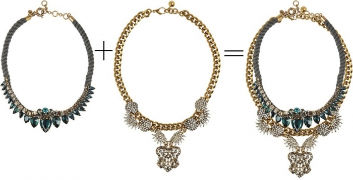 Look Fashionable by Layering Your Jewelry 14 Color-necklaces