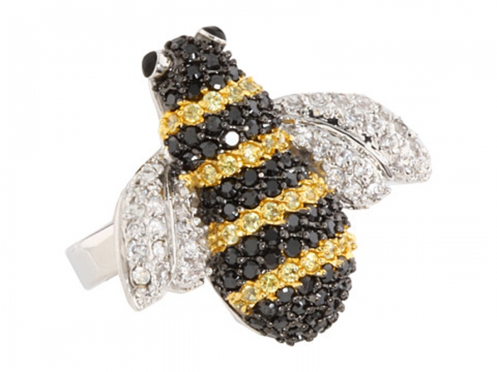 Creative-luxury-rings-from-noir-jewelry-in-bee-style 69 Dress Jewelry Pieces in the Shape of Your Favorite Animal