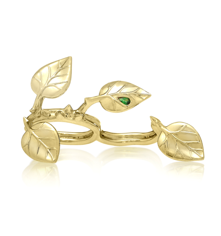 White & Yellow Gold, Which One Is the Best? 6 Crows Nest Jewelry_Who-Needs-A-Rose-Ring-Yellow Gold_Designer Jewelry