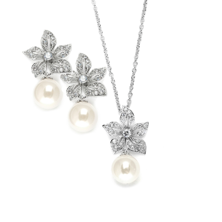 How to Take Care of Your Pearl Jewelry 23 Flower-Pearl-Bridesmaid
