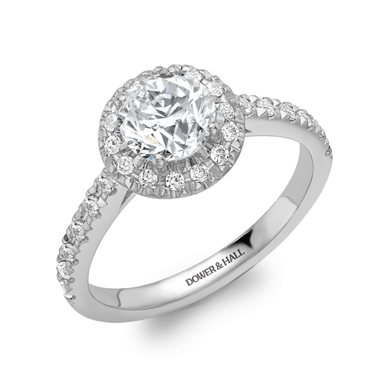 HaloA Cluster Engagement Rings for Those who Are on a Budget