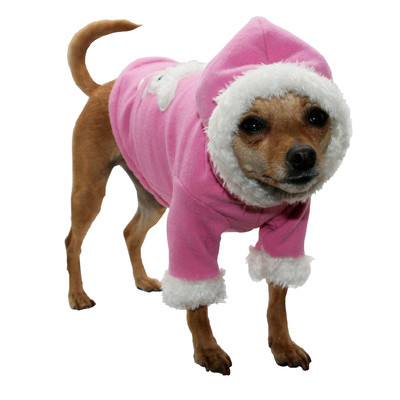 Top 35 Winter Clothes for Dogs 38 Hip-Doggie-Bunny-Dog-Hoodie-in-Snow