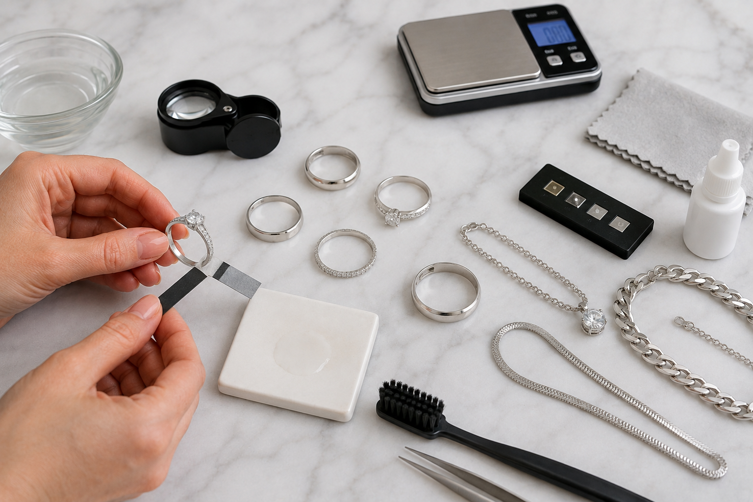 How to Tell Real Jewelry from Fake 5 How to Tell If Platinum Jewelry Is Real How to Tell Real Jewelry from Fake - 5