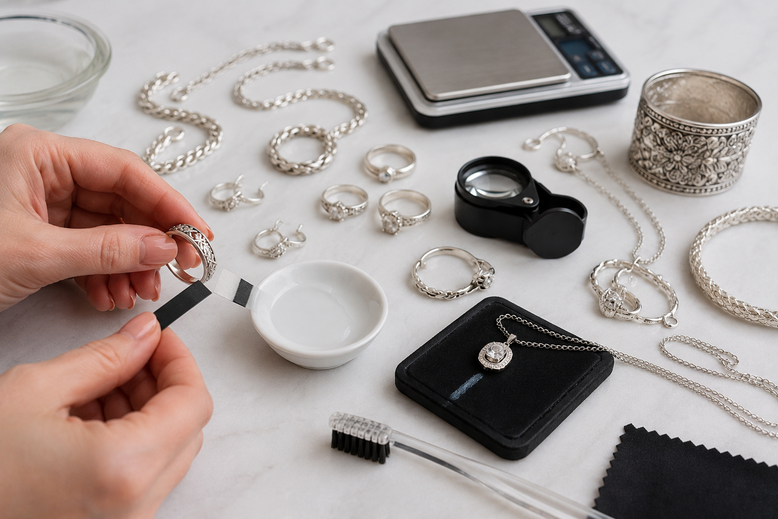 How to Tell Real Jewelry from Fake 4 How to Tell If Silver Jewelry Is Real How to Tell Real Jewelry from Fake - 4