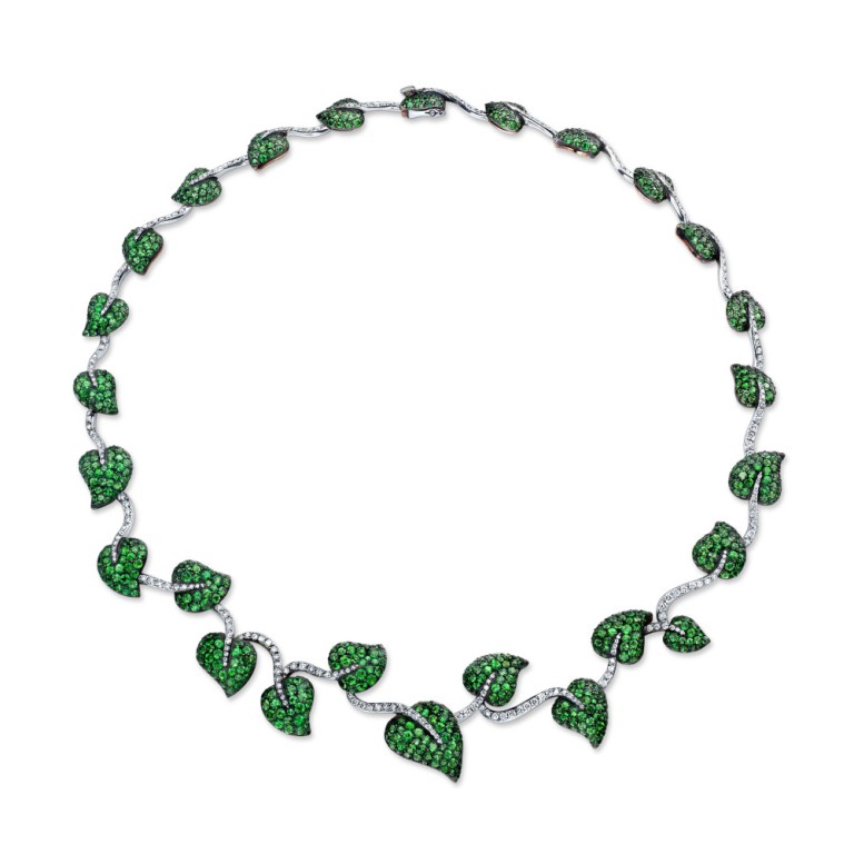 Tsavorite as a Strong Competitor to Emerald 19 Martin-Katz-Tsavorite-and-Diamond-Necklace