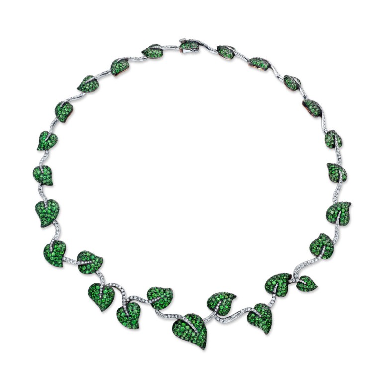 Martin-Katz-Tsavorite-and-Diamond-Necklace