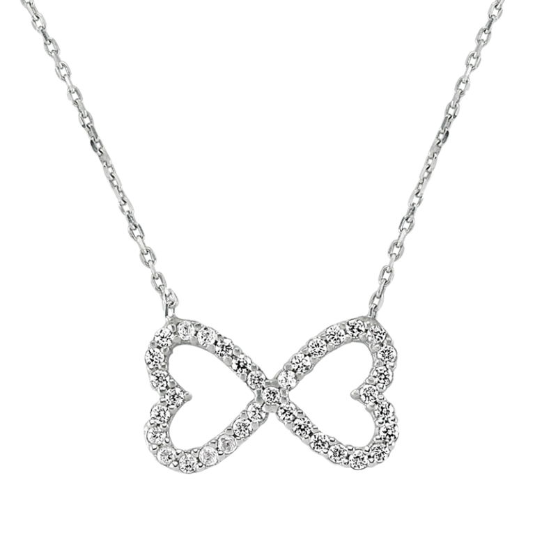 Sterling-Silver-Heart-Infinity-Necklace-392 Infinity Jewelry to Express Your True & Infinite Love