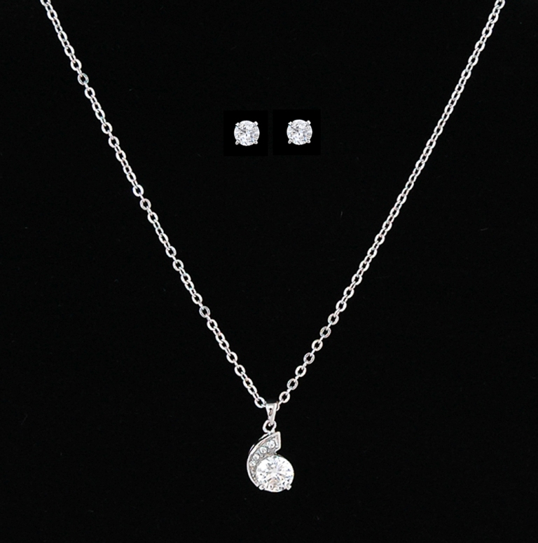 ZC-pendant-neckalce-set How to Choose the Right Wedding Jewelry for Your Bridesmaids