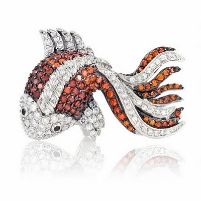 animal-cocktail-ring-koi-fish 69 Dress Jewelry Pieces in the Shape of Your Favorite Animal