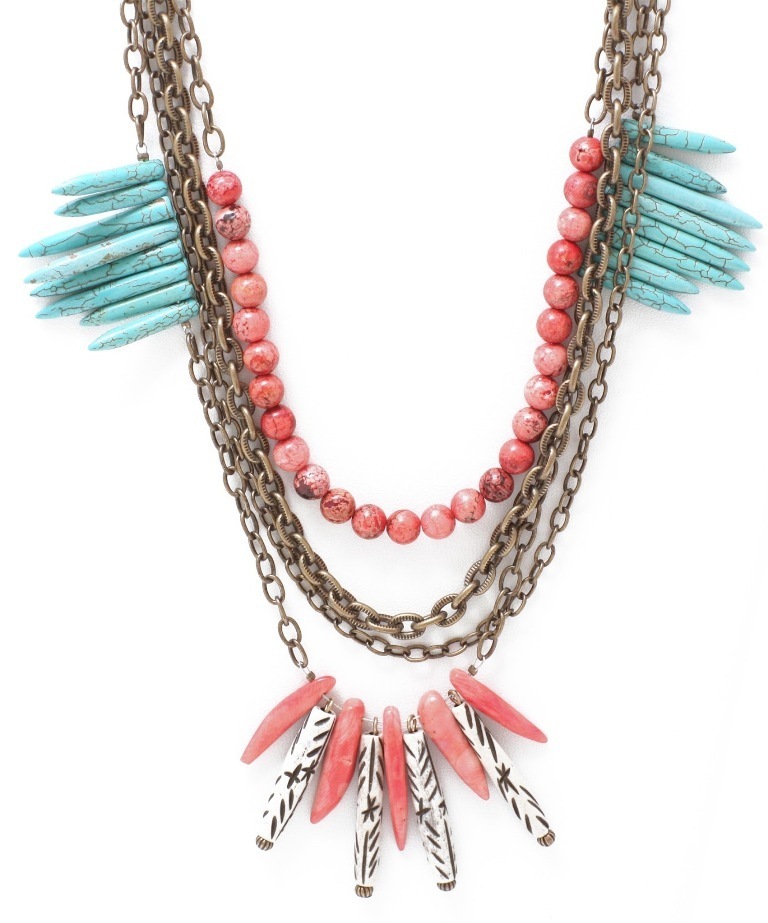 birthday necklace_coral