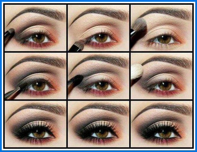 How to Wear Eye Makeup in six Simple Tips 21 eye-makeup-for-brown-eyes-step-by-step
