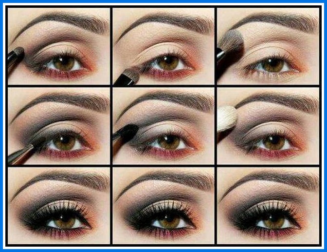 eye-makeup-for-brown-eyes-step-by-step How to Wear Eye Makeup in six Simple Tips