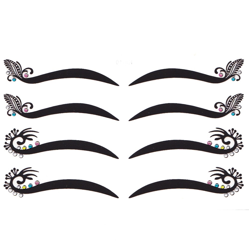 Best 12 Temporary Makeup Tattoo Designs 10 mu-eyelinersticker-11