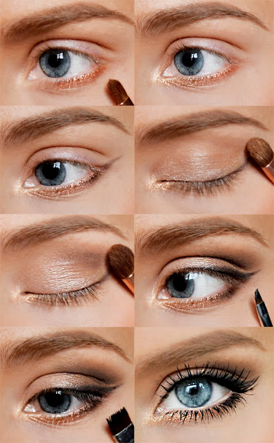 natural-make-up-for-blue-eyes How to Wear Eye Makeup in six Simple Tips