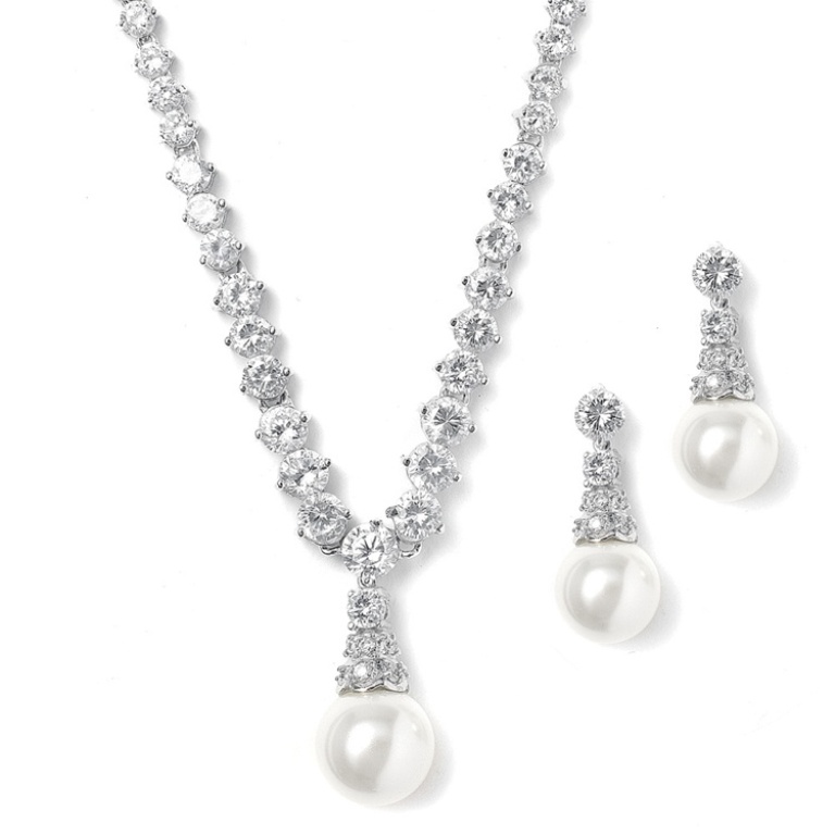 How to Choose Bridal Jewelry for Enhancing Your Beauty 7 pearl-ewelry-sets