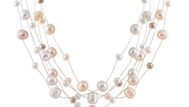 pearl necklace multicolor 6074 How to Take Care of Your Pearl Jewelry - 5