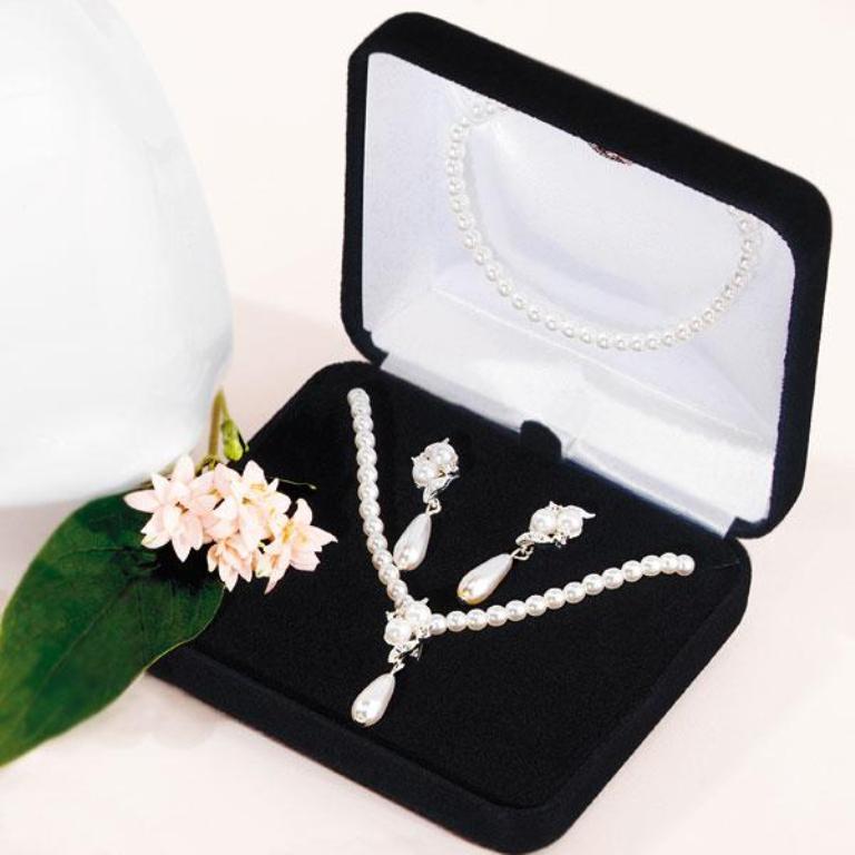 How to Choose Bridal Jewelry for Enhancing Your Beauty 29 pearlgiftboxsetWS