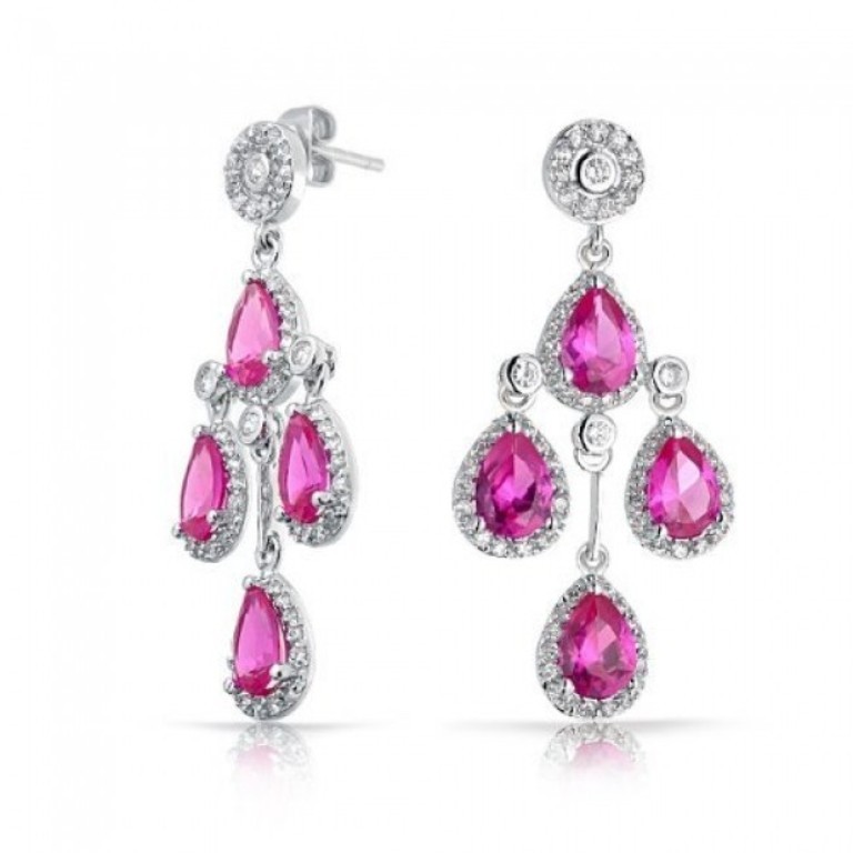 pink-topaz-color-crown-teardrop-chandelier-earrings-cubic-zirconia
