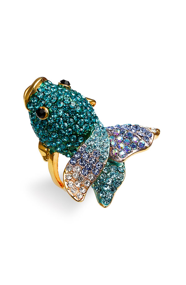 ring-fish-42 69 Dress Jewelry Pieces in the Shape of Your Favorite Animal