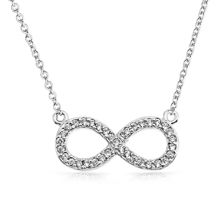 silver-pendant-infinity-cz-necklace_pfs-55-0418_1 Infinity Jewelry to Express Your True & Infinite Love