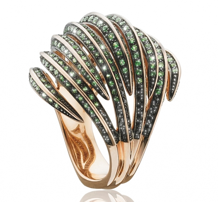 Tsavorite as a Strong Competitor to Emerald 26 tomasz_donocik_venus_fly_trap_-_bombay_ring._tsavorite-rosegold_frg1_ts-bkd-rg_main