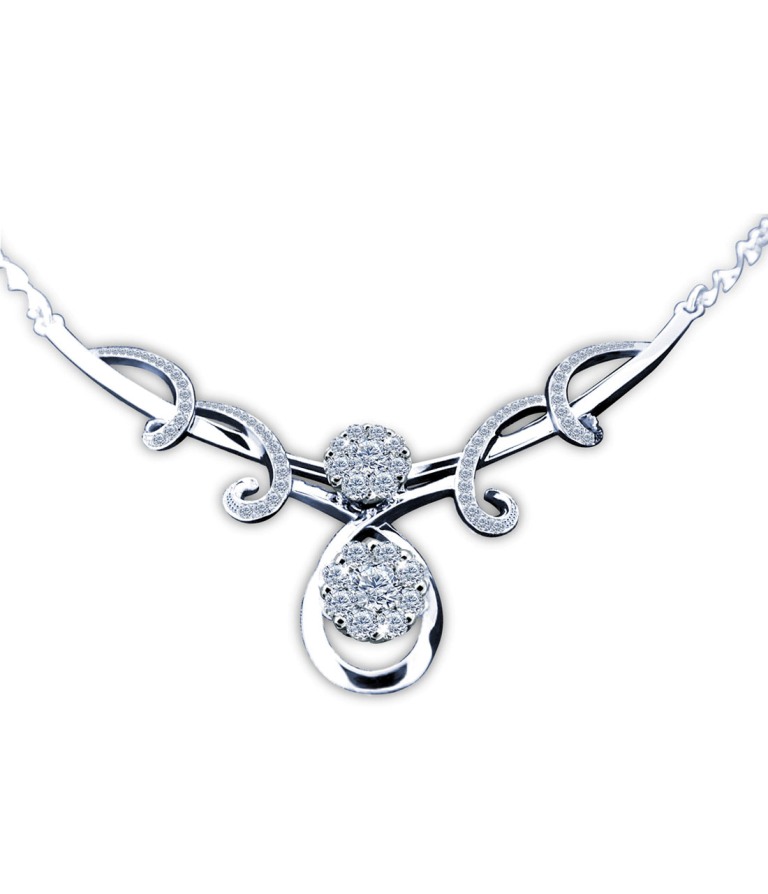 White & Yellow Gold, Which One Is the Best? 14 white-gold-diamond-necklaces-2