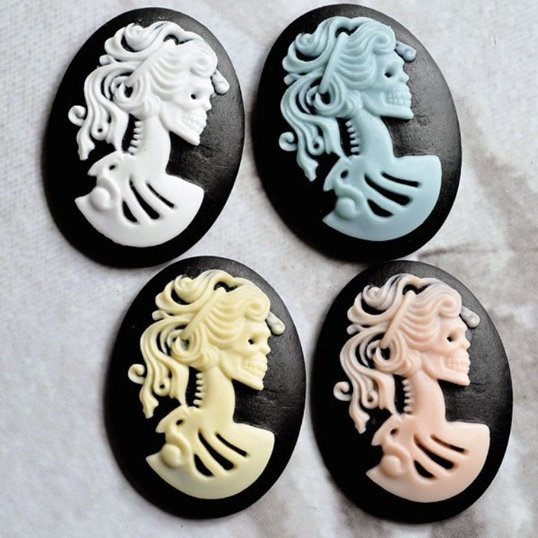 13-18mm-Cabochon-Resin-flower-cameo-resin-skull-necklace-flower-pendants-for-DIY-Jewelry-decoration-flat