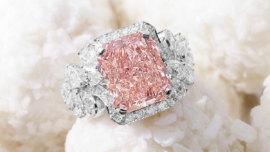 6.43 carats vivid pink diamond ring Most Famous Romantic & Unique Jewelry with Pink Diamonds - 5