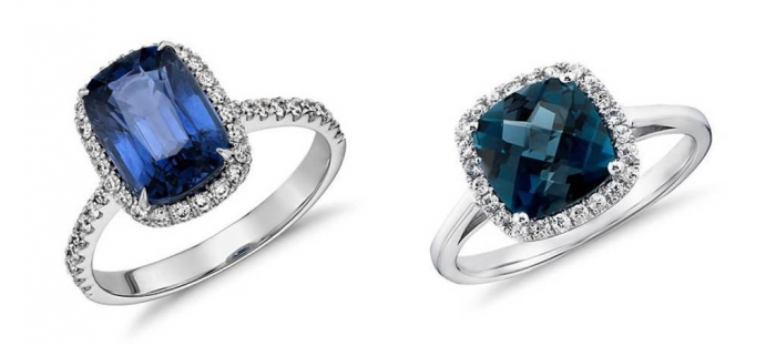 Blue-Nile-Sapphire-Cushion-Cut-Engagement-Ring Cushion Cut Engagement Rings for Beautifying Her Finger