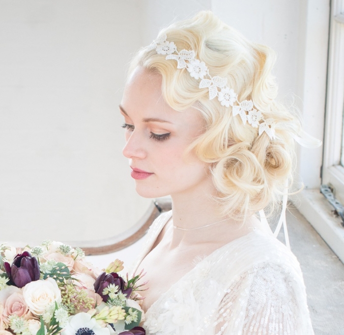 “Wedding Headbands” The Best Choice for Brides, Why?! 3 Lacey-Headband-£35-Chez-Bec-2