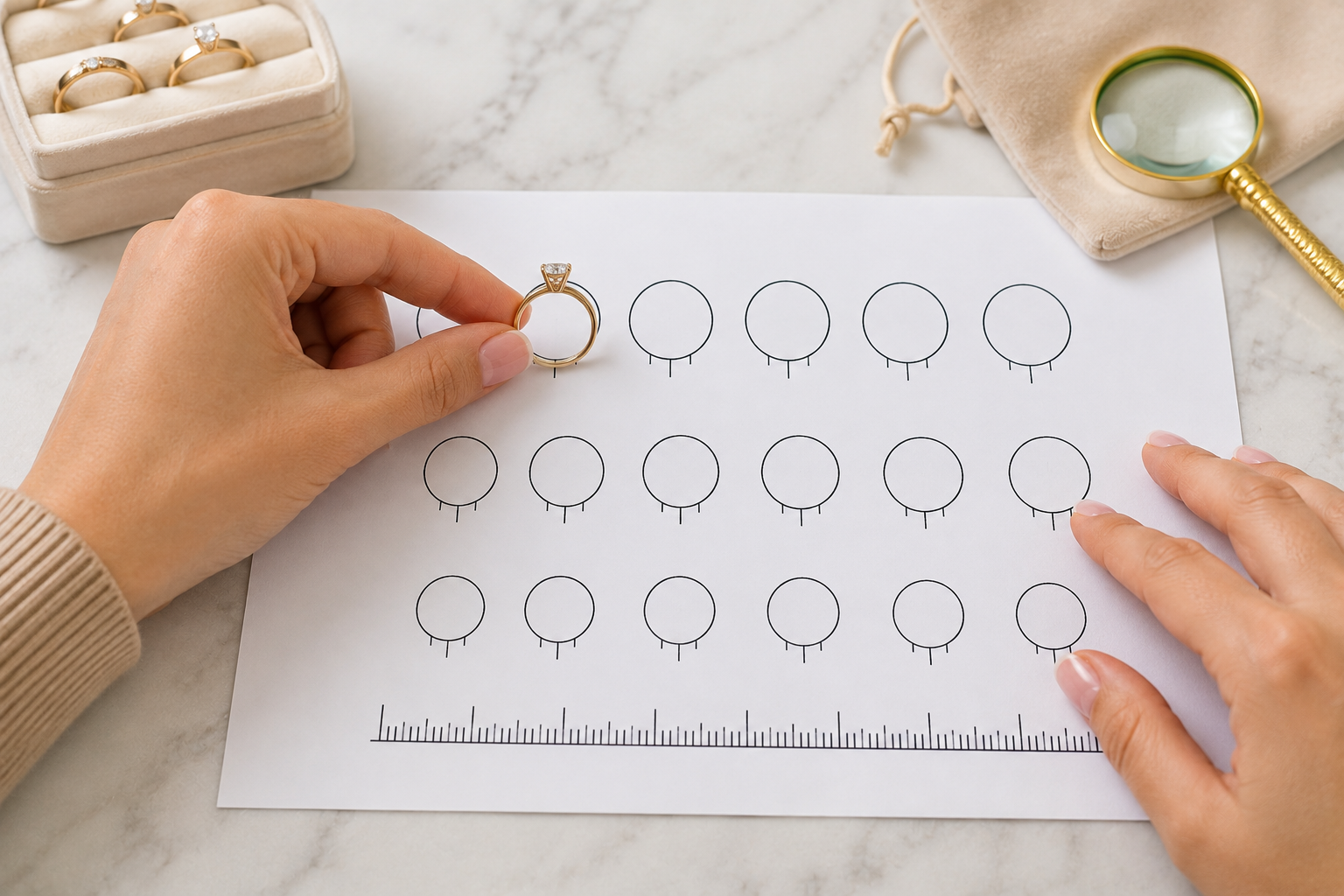 Method 3 How to Measure Your Ring Size on Your Own - 6