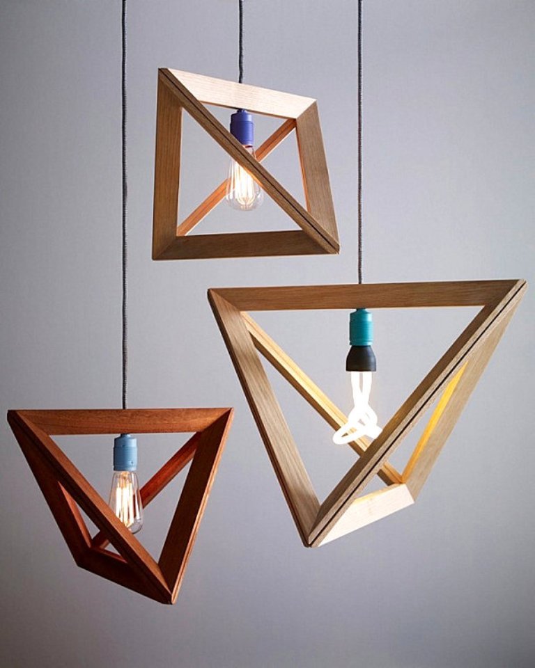 Modern-Geometric-Wooden-Pendant-Light-Design-for-Charming-Interior Forecasting--> 25+ Hottest Trends in Home Decoration 2020