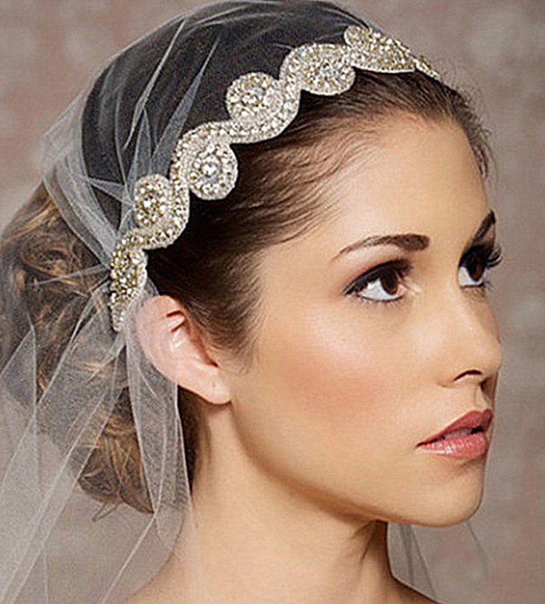 New-2014-Crystal-Bridal-Headband-Rhinestone-Headpiece-Head-Chain-Hair-Jewelry-Wedding-Hair-Accessories-Bridal-Headwear “Wedding Headbands” The Best Choice for Brides, Why?!