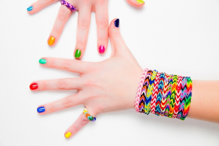 Rainbow-bracelet