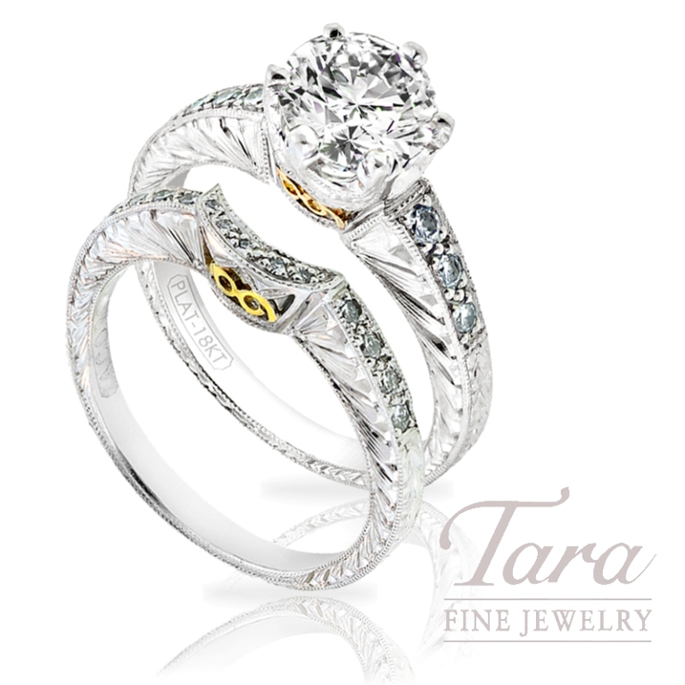 Tacori-Diamond-Wedding-Set-.30-TDW-in-Atlanta Top 10 Facts of Tacori Jewelry “The Jewel of Rich, Famous & Stars”